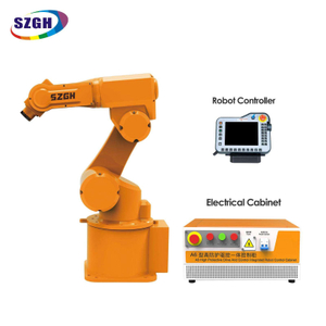 SZGH-T750-B-6: 소형 6축 로봇 암 — 6kg 페이로드 | 750mm 리치 | 공간 최적화된 디자인