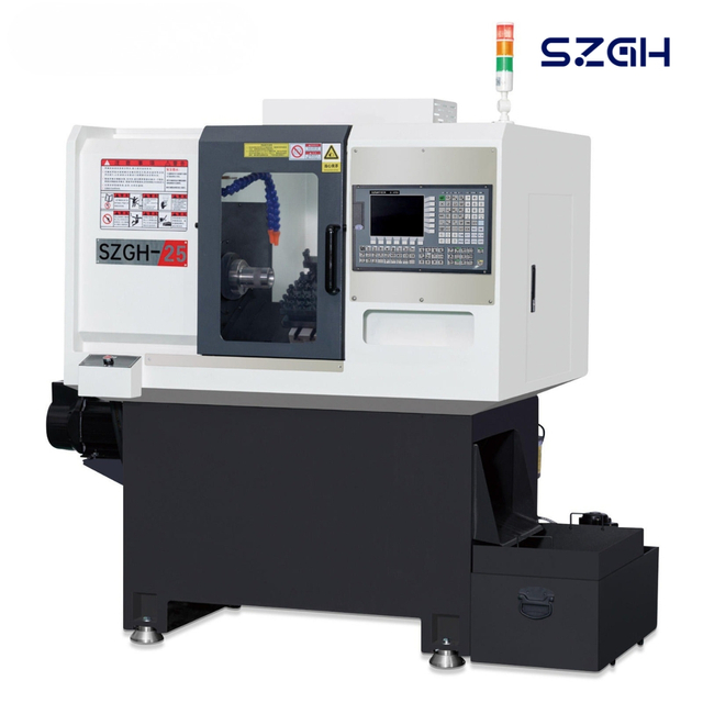 SZGH-25 Eğimli Yataklı CNC Torna | 25mm &Ccedil;ubuk Kapasitesi | &plusmn;0,01 mm Hassasiyet