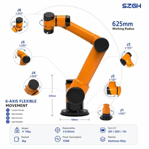 SZGH-BCi10 | 10kg 고중량 협동 로봇 - 도달 거리 1,350mm, 안전 펜스 없음