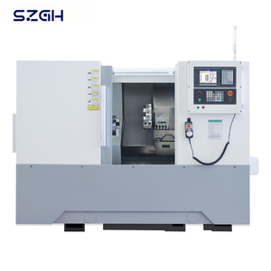 SZGH-TK50 CNC 경사 침대 선반 | &Oslash;500mm 스윙 | 8 스테이션 터렛 | 50mm 바 용량 | 30&deg;/45&deg; 경사 침대