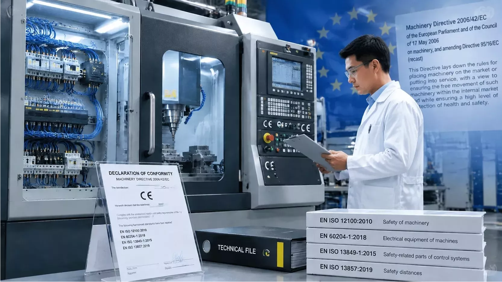 Certification CE pour les machines CNC&nbsp;: ce que cela signifie pour la conformit&eacute; de votre usine